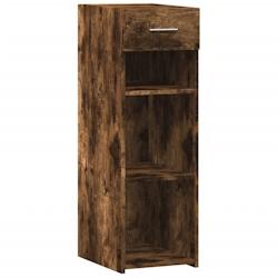 HELLOSHOP26 - Buffet bahut commode armoire meuble de rangement organisateur cuisine salle de séjour salon 30 x 42,5 x 93 cm bois d'ingénierie marron_0