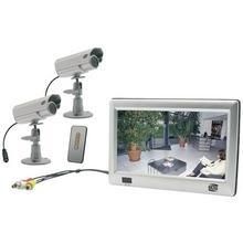 KIT DE VIDÉSURVEILLANCE ECRAN PLAT COULEUR + 2 CAMÉRAS