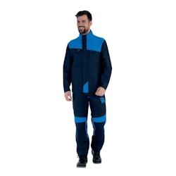 Lafont - Blouson de travail GRENAT Bleu Marine / Bleu Azur Taille 2XL - XXL bleu 3609705715423_0