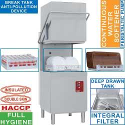 Lave-vaisselle à capot - portes 500x500 mm - Full Hygiène Best Wash - DCS9/6-AC_0