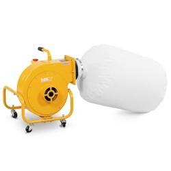 MSW - MSW Aspirateur à copeaux de bois 850 m³/h 56 L 750 W 2950 tr/min, construction acier robuste, mobile (4 roues dont 2 avec freins), - 406285928_0