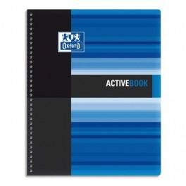 OXFORD ETUDIANT CAHIER ACTIVEBOOK SPIRALÉ 160 PAGES SEYÈS 24X29,7. COUVERTURE POLYPRO