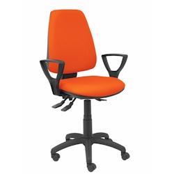 Piqueras y Crespo Silla Elche S bali naranja oscuro brazos fijos - orange multi-matériau 14SBALI305BGOLF_0