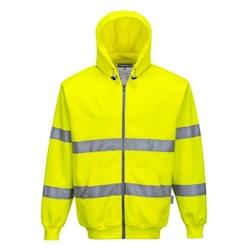 Portwest - Sweat-shirt zip à capuche HV Jaune Taille M - M jaune 5036108192427_0