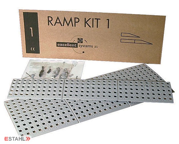 Rampes de seuil - Kit-1 Excellent - Référence 11-12201F - Hauteur ajustable de 1 à 4 cm_0