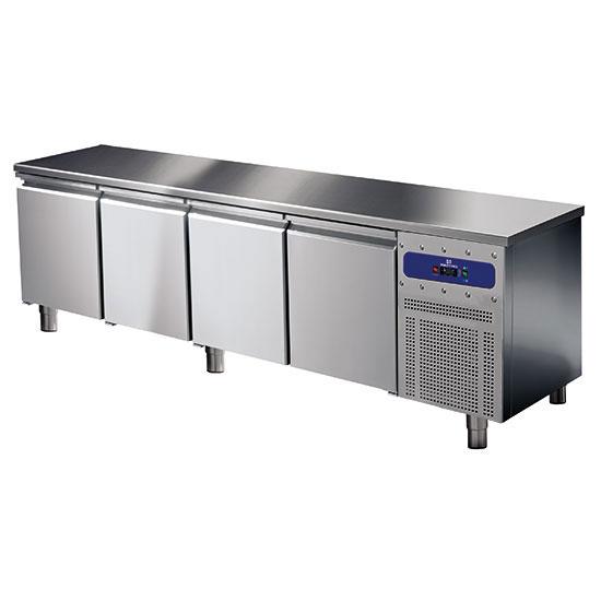 Table congélateur 4 portes GN 1/1 -10°/-20°C - 2330x700x850 mm - BNB0206 - 632 litres - Gaz réfrigérant R290_0