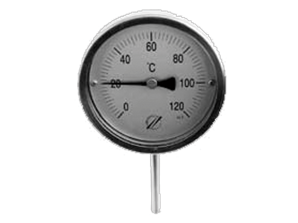 Thermomètre inox radial ø 100 mm_0
