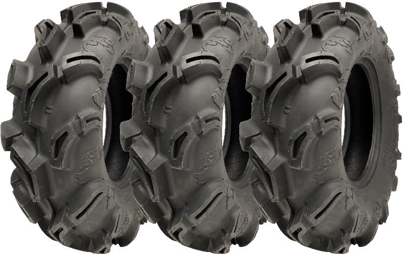 25x8.00-12 (205/80-12) 6ply ATV Tyre WU23 OBOR Scoprio 43J Road Legal (Set of 3)_0
