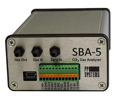 Analyseur de co2 robuste multiples apareillages possibles sba-5_0