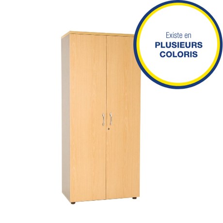 ARMOIRE HAUTE 2 PORTES IDRA L.80 CM (COLORIS AU CHOIX)