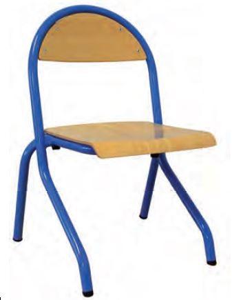 Chaise scolaire appui sur table Cathy - Maternelle - Normes NF et NFD - Taille 1/2/3_0