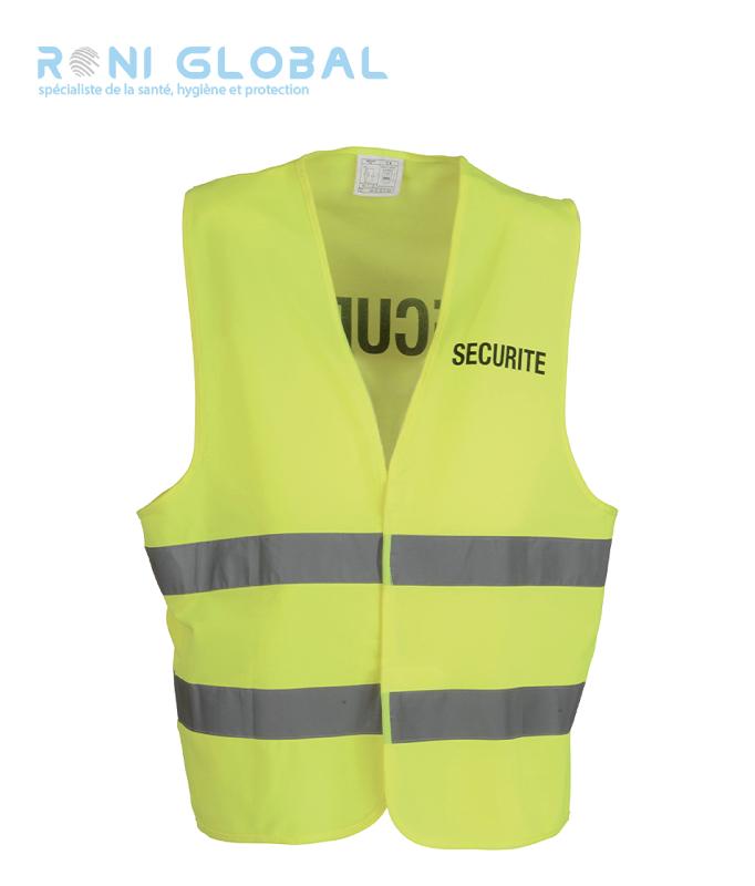 CHASUBLE / GILET DE SÉCURITÉ EN POLYESTER JAUNE HAUTE VISIBILITÉ - CITYGUARD_0