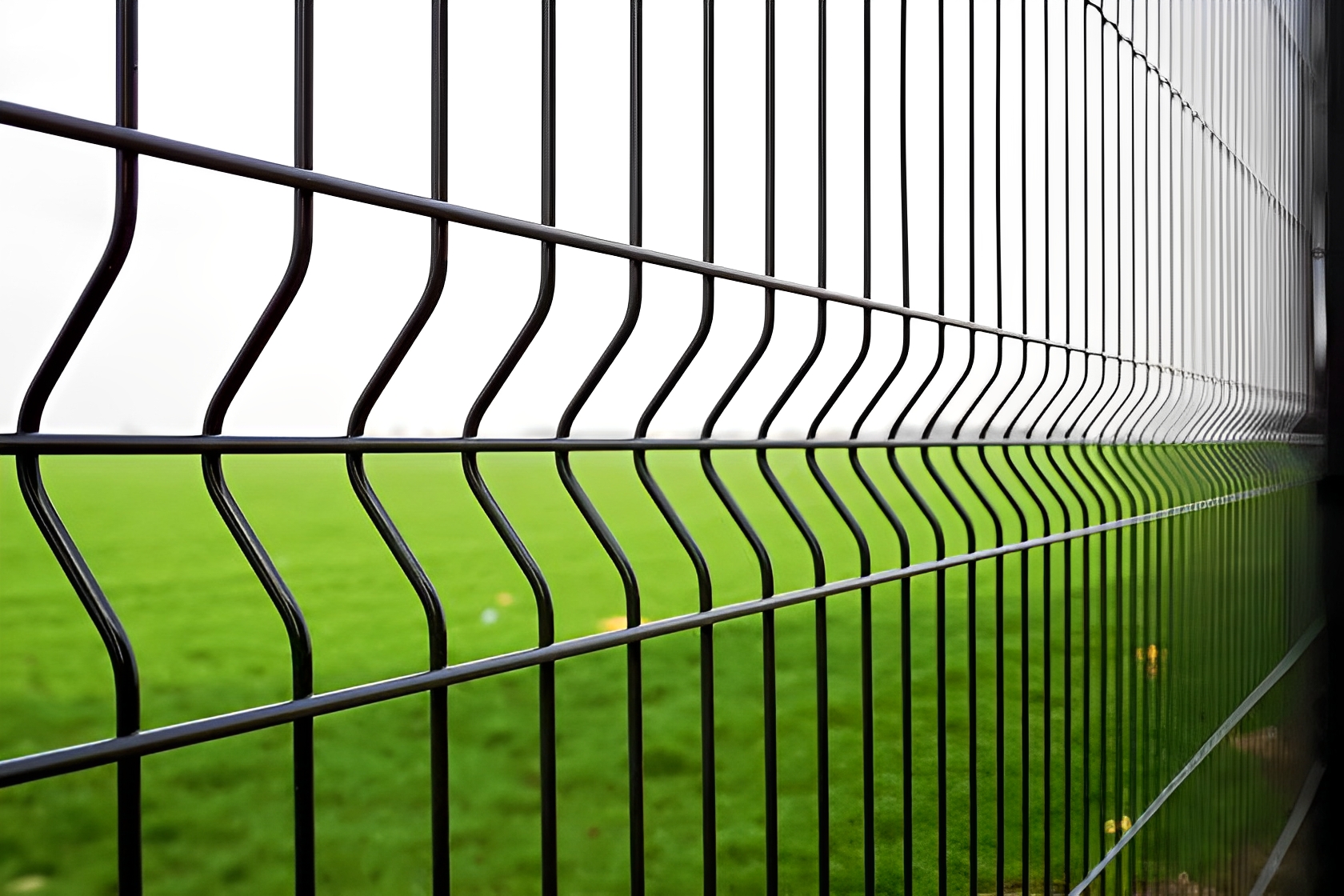 Clôture grillage rigide - l2.23xh0.73à1.93m_0