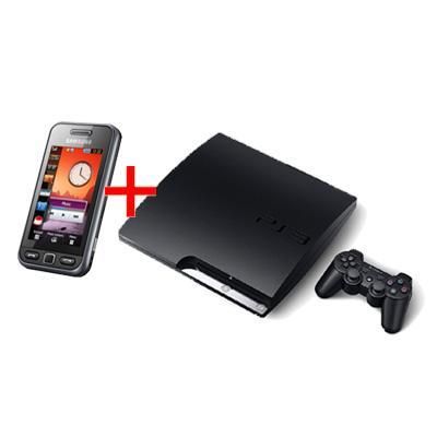 CONSOLE PLAYSTATION 3 160 GO ET SAMSUNG S5230 PLAYER ONE NOIR AVEC SFR FORFAIT SFR ILLIMYTHICS 5 ESSENTIEL 2H AVANT.L ENGAGEMENT 24 MOIS