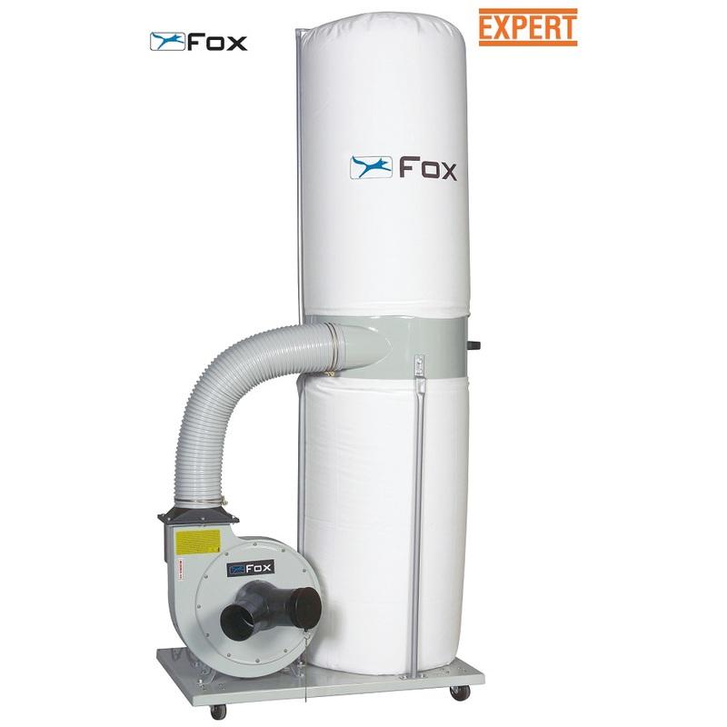 FOX - ASPIRATEUR D'ATELIER 2CV 1500W SAC160 LITRES INDUCTION - F50-842