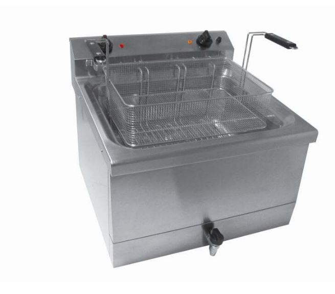Friteuses à chichis Sofraca - Panier à fond plat 18L - L600 x P700 x H470 mm - 380/400 V - Réf. SA13144CHI_0