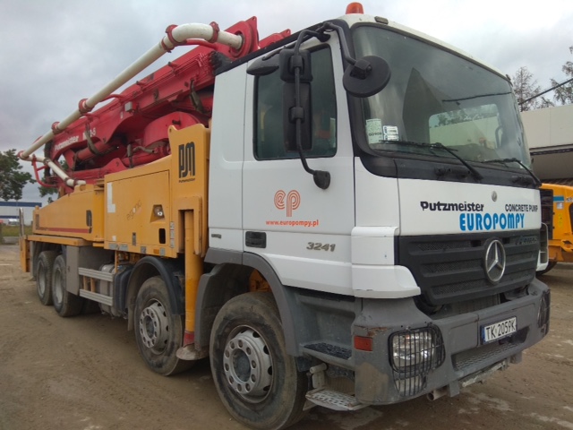 Camion pompe à béton Mercedes-Benz Actros 3241 8x4 - Putzmeister BSF 42-5.14H - 2007 - 410CV - 84426 km_0