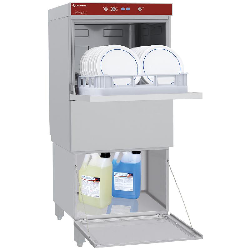 Pack lave-vaisselle panier 500x500 mm avec soubassement pour lave-vaisselle - DFS7/6-AC_BD/F-PF_0
