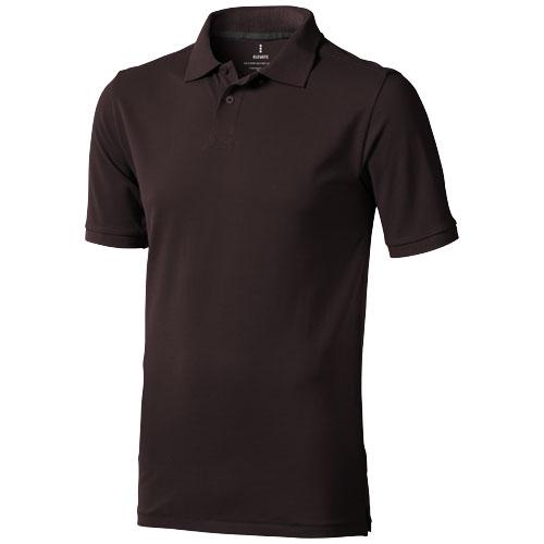 Polo manches courtes pour homme Calgary - maille piquée 100% coton, col et poignets en tricot plat_0