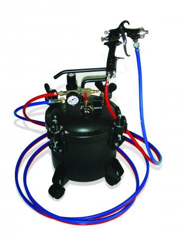 Pot sous pression 10 litres - Double régulateur d'air - Pistolet W200, W200 WB ou YD3000_0