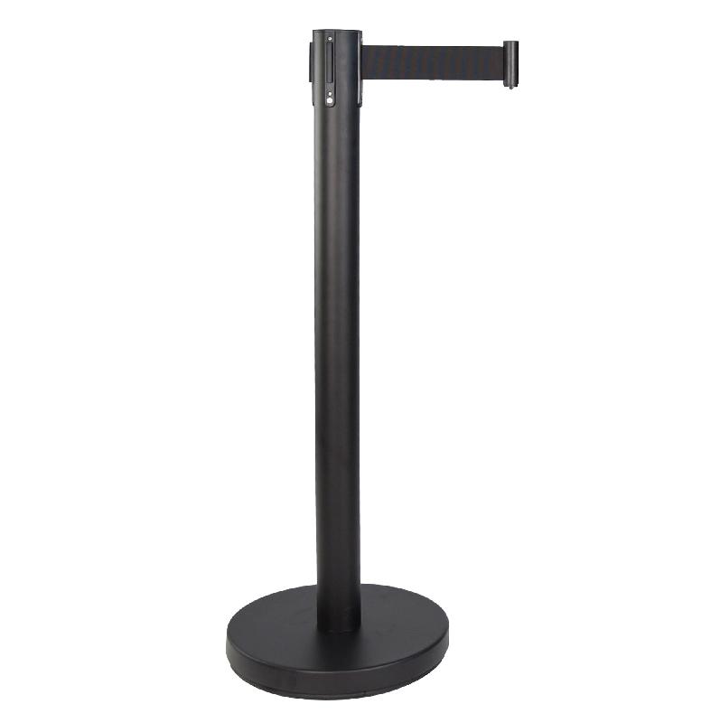 Poteau à sangle noir pour usage intérieur - 190243_0