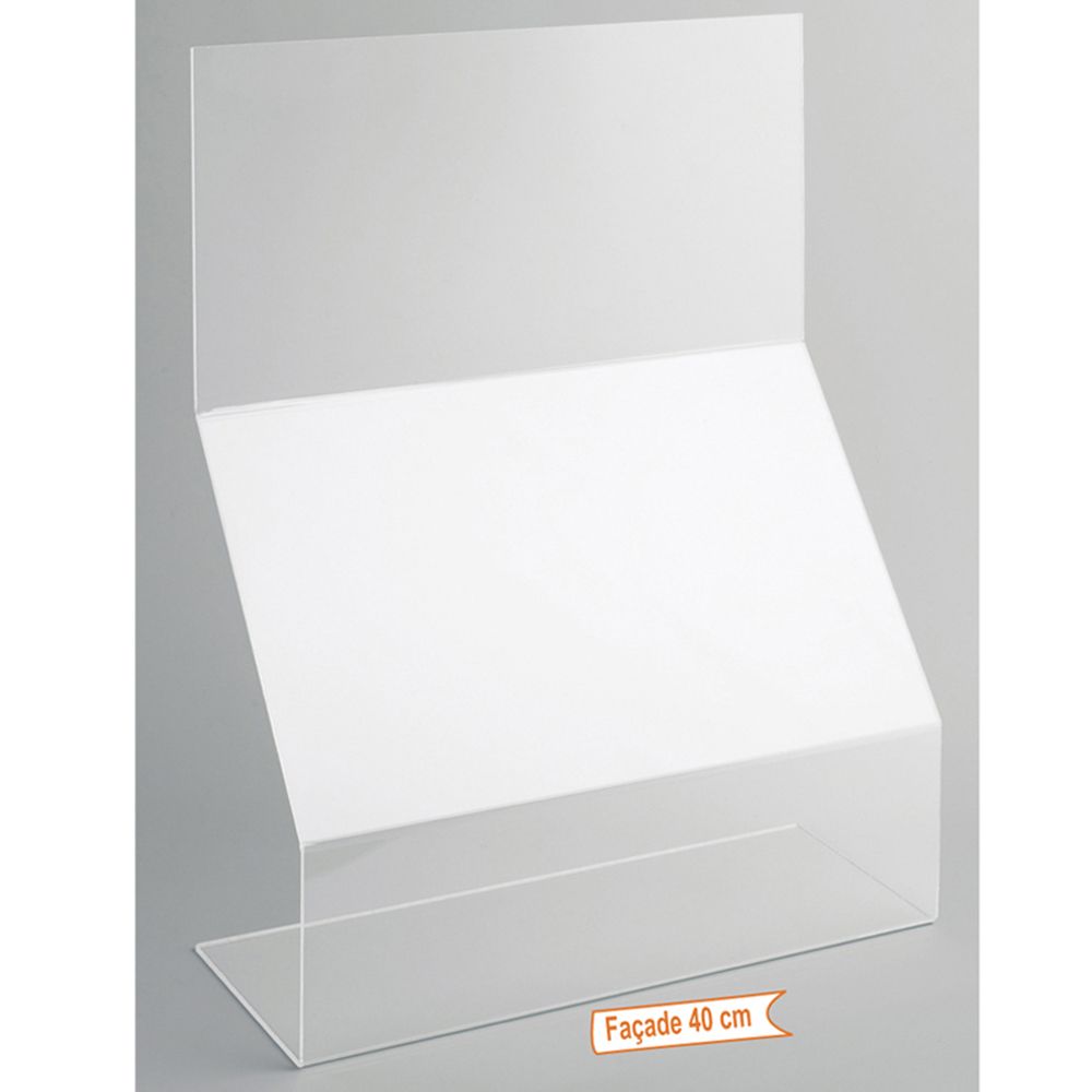 Protection plexiglass - épaisseur 4 mm - dimensions 40 x 15 x 74 cm_0