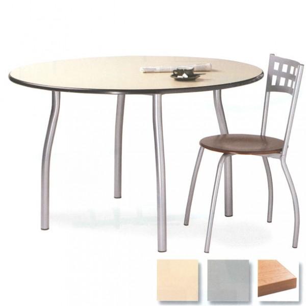 Table de cafétéria ronde Plateau Sable_0