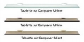 Tablette en angle pour radiateurs Campa Lys blanc - Accessoire harmonisé avec radiateur Campa - Dimensions 40 x 4,2 x 40 cm_0