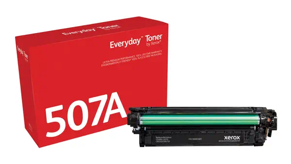 Toner Noir Everyday¢ de Xerox compatible avec HP 507A (CE400A), Capacité standard_0