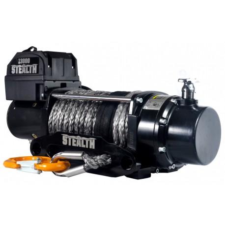 Treuil électrique 5900 kg 12v - corde synthetique - Stealth_0