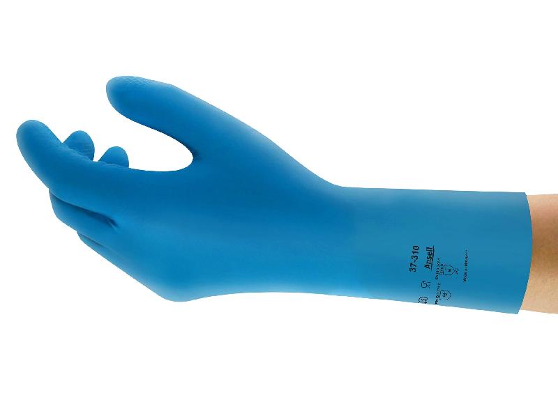 Ansell Alphatec 37-310 - Gants de travail nitrile à manchette longue, protection chimique et alimentaire_0
