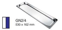 Bac gastro inox gn2/4 plein h = 150mm_0