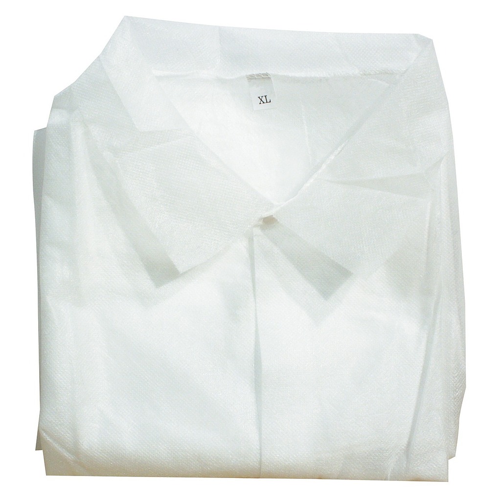 BLOUSE BLANCHE MÉDICALE - 10 BLOUSES VISITEUR TAILLE XL