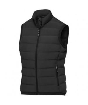 BODYWARMER DUVET CALTHA POUR FEMME NOIR - GOODIES ÉCOLOGIQUES