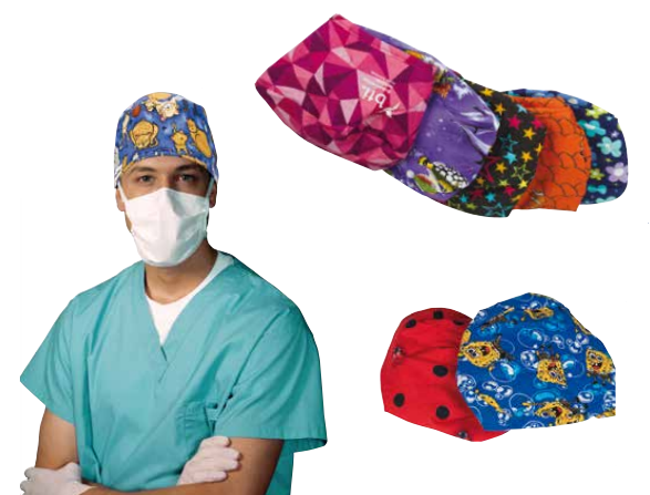 Bonnet à chirurgie homme - 100% coton_0