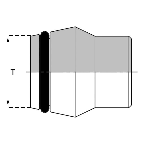 Bouchon femelle - LOBTF00008 - Avec joint O-ring_0