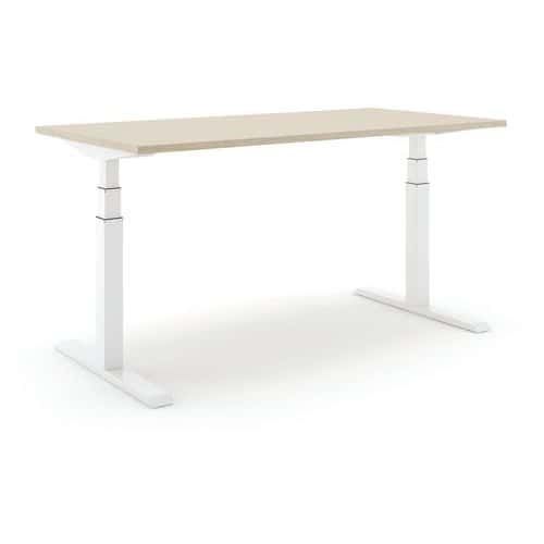 BUREAU RÉGLABLE STEELFORCE PRO 470 SLS 200CM - BLANC CHÊNE - ACTIFORCE