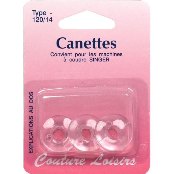 CANETTES SINGER PLASTIQUE