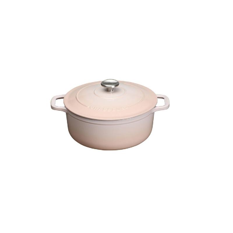 CHASSEUR Cocotte En Fonte Ronde 24cm Champagne PUC472401A - cuivre 3244335241012_0