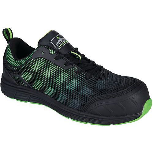 CHAUSSURE DE SÉCURITÉ BASSE OGWEN S1P FT35 VERT/NOIR 43 - PORTWEST