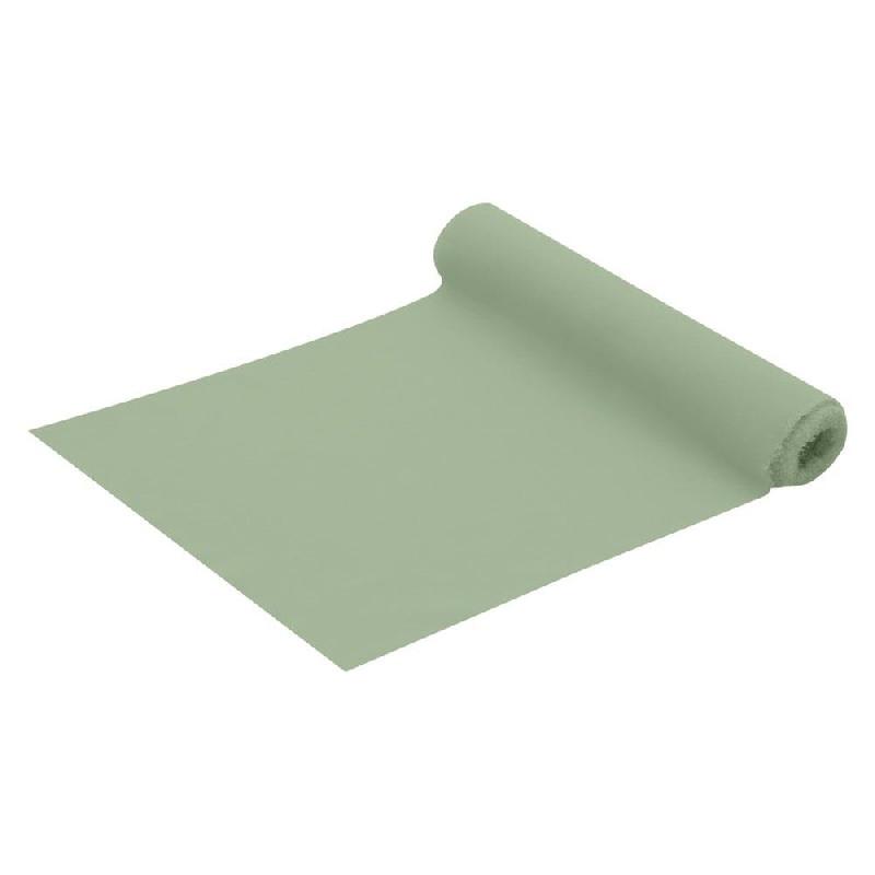 Chemin de table Touche de vent vert sauge 28cm x 5m_0