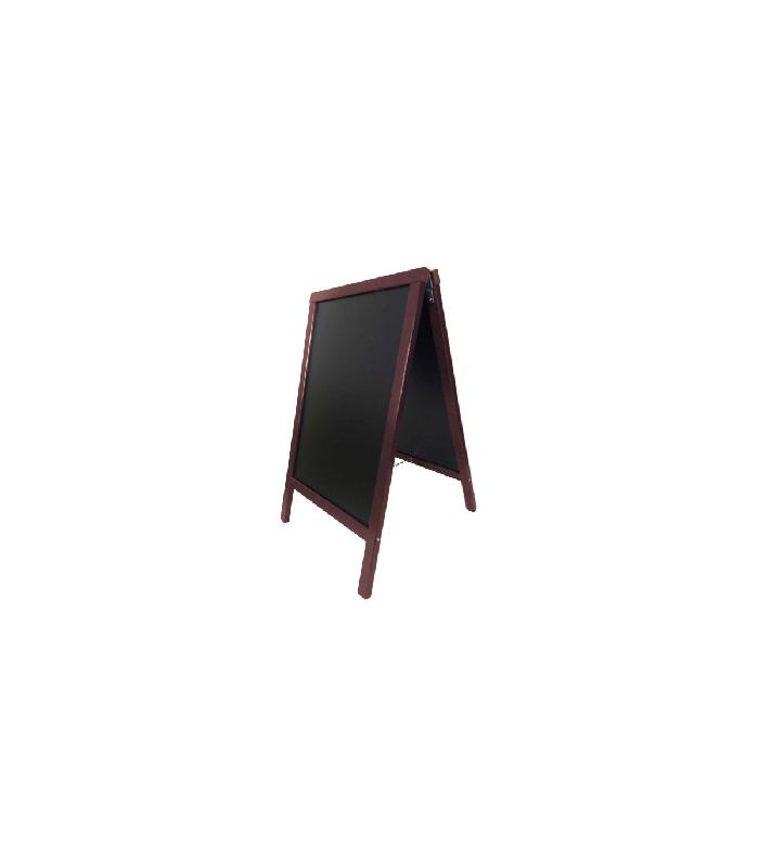 Chevalet stop trottoir - Cadre bois 90 x 55 cm - Référence : LSTF49CHO_0