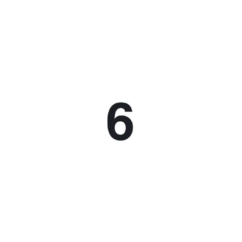 PFERDEKAEMPER CHIFFRE AUTOCOLLANT 6