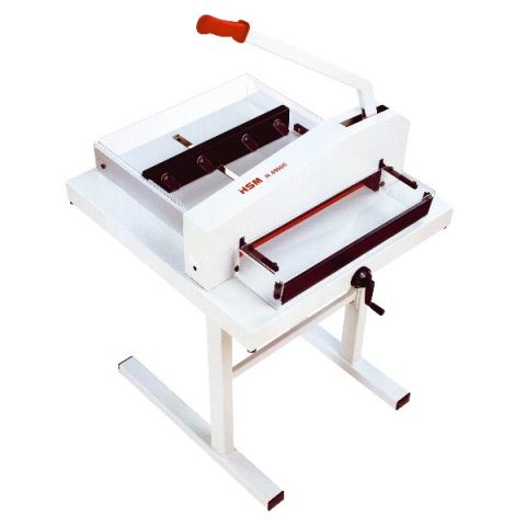 Cisaille de bureau HSM R 48000 - découpe précise avec couteau en acier trempé et verrouillage de sécurité_0