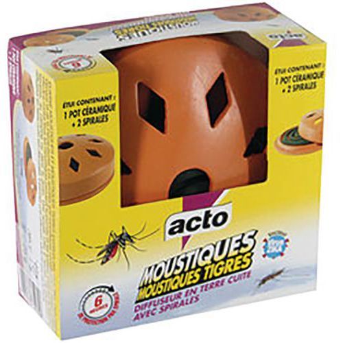 DIFFUSEUR EN TERRE CUITE ANTI MOUSTIQUES