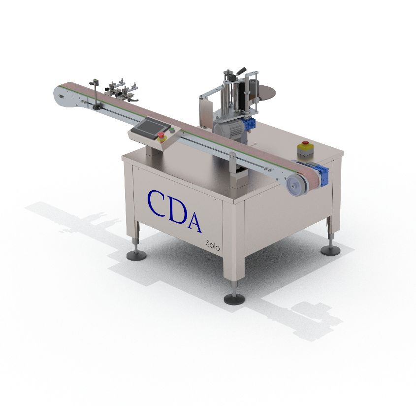 Étiqueteuse automatique Solo Side - dépose d'une étiquette sur surfaces planes - cadence jusqu'à 50 produits/minute_0