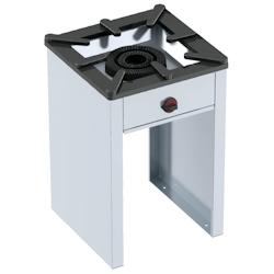 EURAST - Fourneau à paella à gaz 1 grille - 600x600x900 mm - 12,5 Kw - 49201G13 - inox 49201G13_0