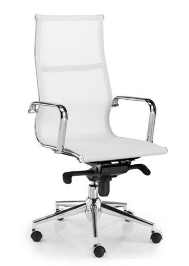 Fauteuil de Direction ARIANE - Résille Noir ou Blanc - Haut Dossier - Référence 7645 FR206 - Oscillant 4 positions_0