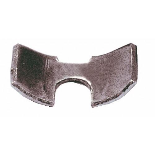 FERRURES À ÉTRIERS OUVERTS ACIER BRUT-DIAMÈTRE 38MM-12 PIÈCES BRICOZOR