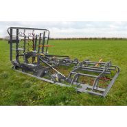 Hybro - herse agricole Mandam - poids 536 à 1568 kg - tapis en fonte et dents souples_0